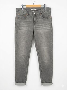 Levi's Women's Boyfriend Jeans Black Gray Charcoal Size 30
